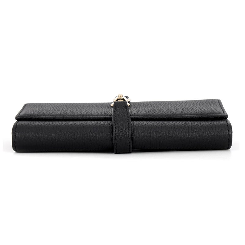 グッチ チェーンウォレット ジャッキー 1961 レザー 652681 GUCCI 財布 黒