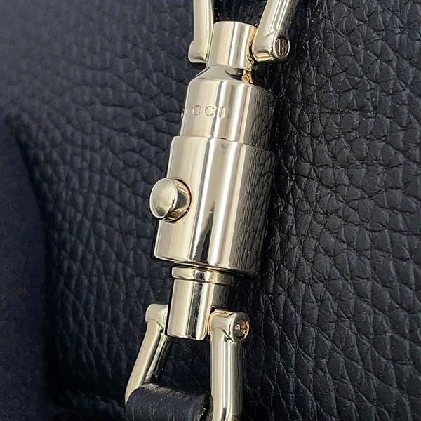 グッチ チェーンウォレット ジャッキー 1961 レザー 652681 GUCCI 財布 黒
