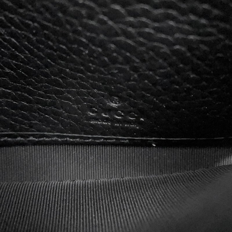 グッチ チェーンウォレット ジャッキー 1961 レザー 652681 GUCCI 財布 黒
