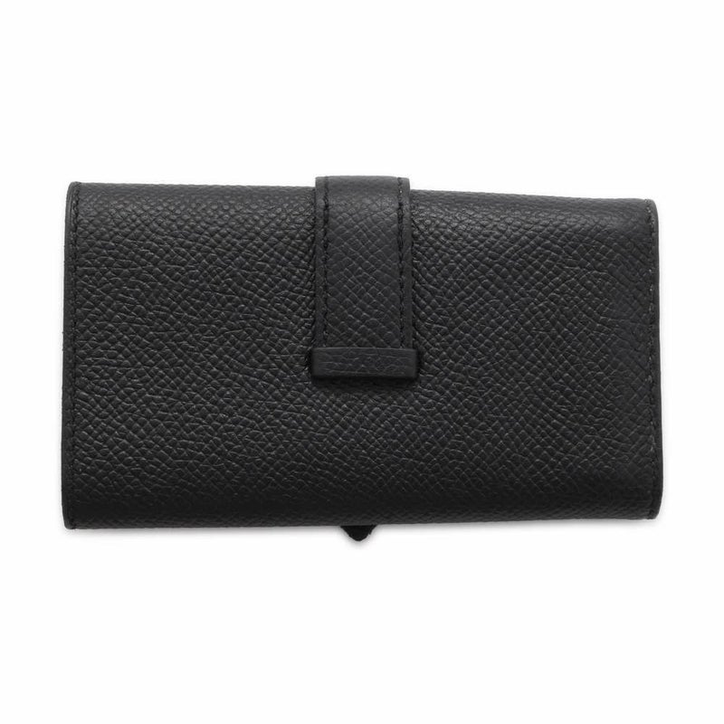 エルメス 4連キーケース ベアン ブラック/ゴールド金具 ヴォーエプソン T刻印 HERMES キーケース 黒