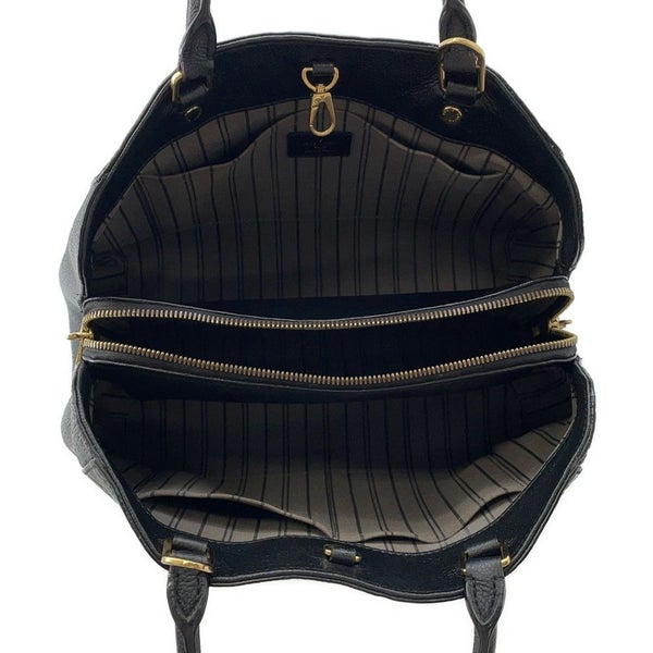 ルイヴィトン ハンドバッグ モノグラム アンプラント モンテーニュMM 2wayショルダーバッグ M41048 黒 ブラック