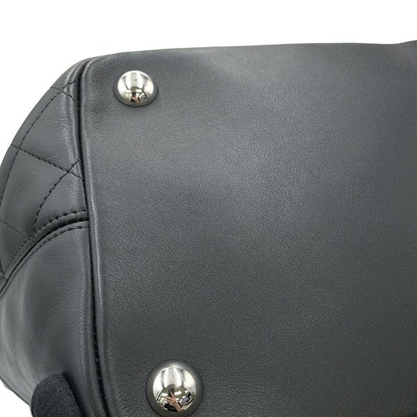 シャネル トートバッグ カンボンライン ラージトート ココマーク レザー A25169 CHANEL 黒