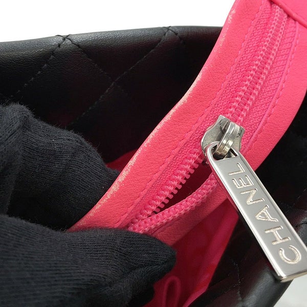 シャネル トートバッグ カンボンライン ラージトート ココマーク レザー A25169 CHANEL 黒