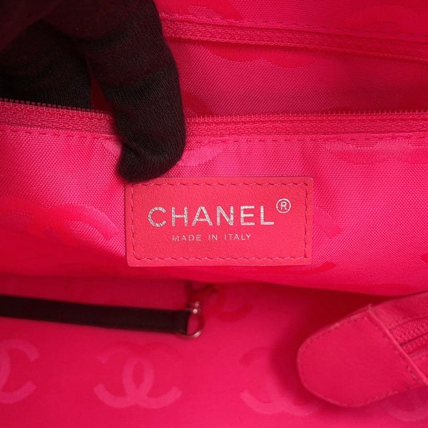 シャネル トートバッグ カンボンライン ラージトート ココマーク レザー A25169 CHANEL 黒