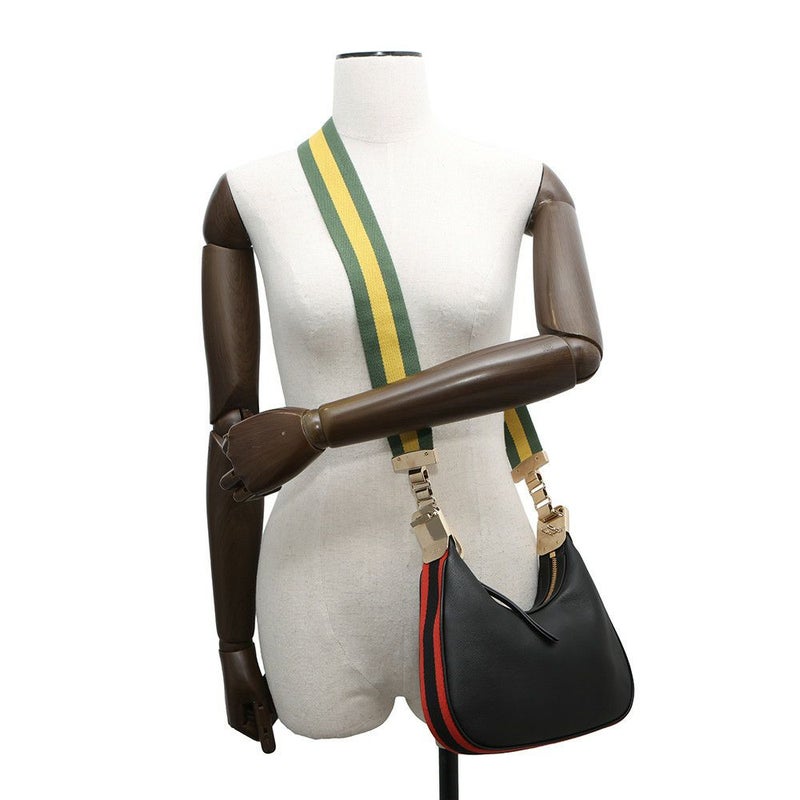 グッチ ショルダーバッグ アタッシェ レザー 699409 GUCCI バッグ 黒