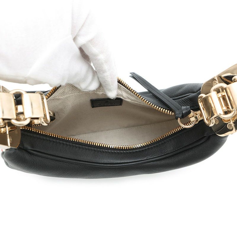 グッチ ショルダーバッグ アタッシェ レザー 699409 GUCCI バッグ 黒