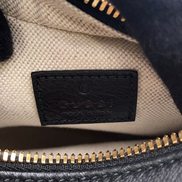 グッチ ショルダーバッグ アタッシェ レザー 699409 GUCCI バッグ 黒