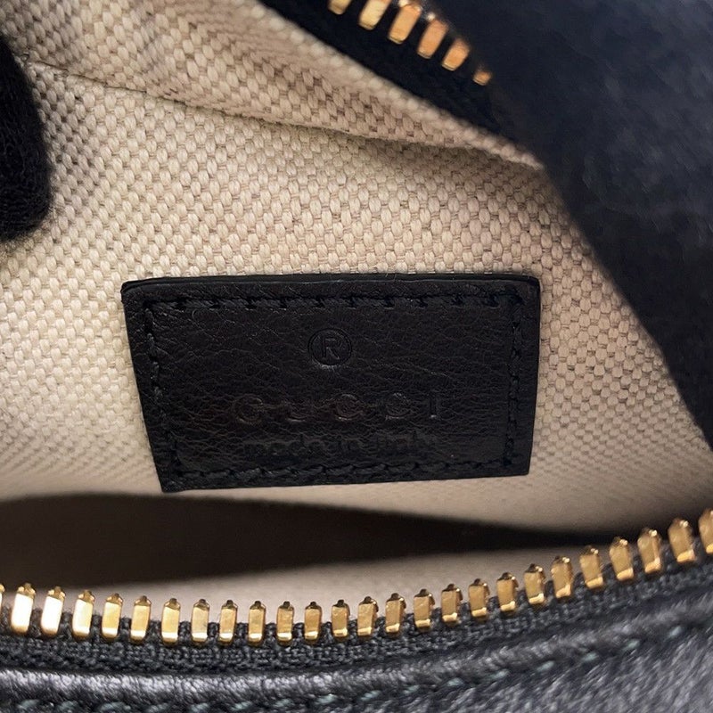 グッチ ショルダーバッグ アタッシェ レザー 699409 GUCCI バッグ 黒