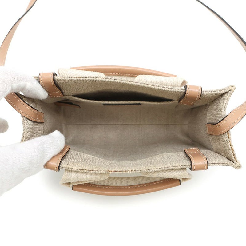 クロエ ハンドバッグ ウッディ トート ミニ キャンバス CHC22AP237I2690U Chloe 2way