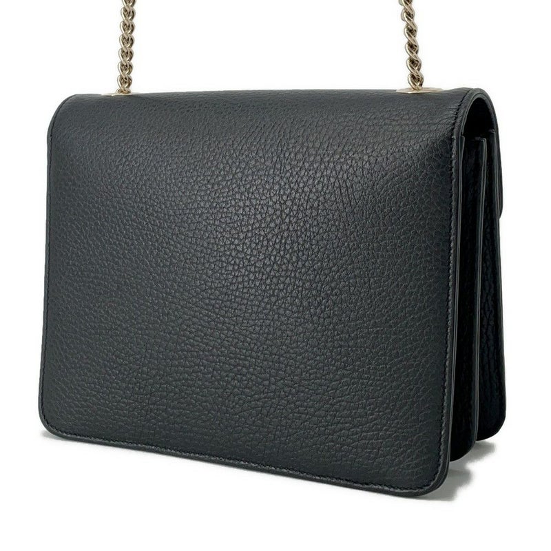グッチ チェーンショルダーバッグ インターロッキングG 510304 GUCCI アウトレット品 黒