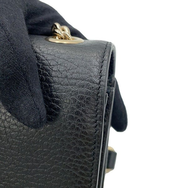 グッチ チェーンショルダーバッグ インターロッキングG 510304 GUCCI アウトレット品 黒