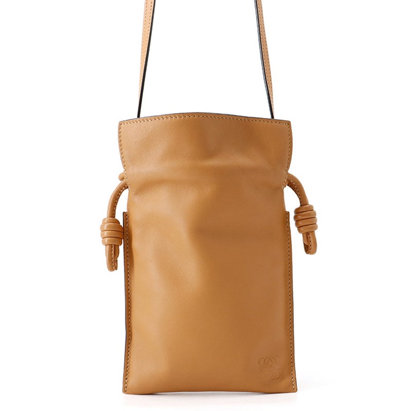 ロエベ ショルダーバッグ アナグラム フラメンコ ポケット カーフレザー A411F10X01 LOEWE