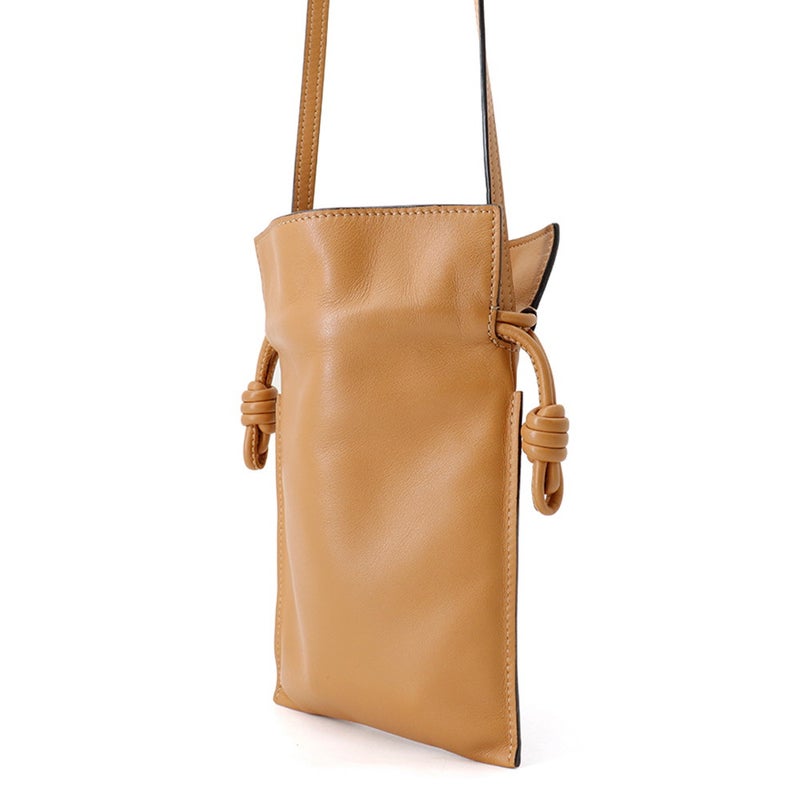 ロエベ ショルダーバッグ アナグラム フラメンコ ポケット カーフレザー A411F10X01 LOEWE