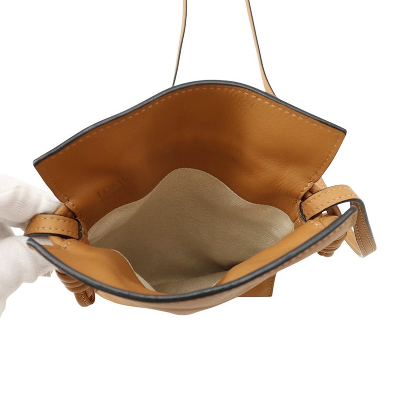 ロエベ ショルダーバッグ アナグラム フラメンコ ポケット カーフレザー A411F10X01 LOEWE