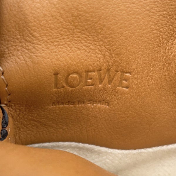 ロエベ ショルダーバッグ アナグラム フラメンコ ポケット カーフレザー A411F10X01 LOEWE