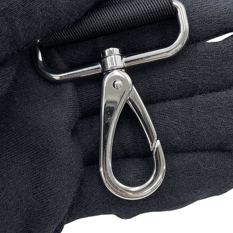 プラダ ハンドバッグ ロゴ デニム 1BG311 PRADA 2way 黒