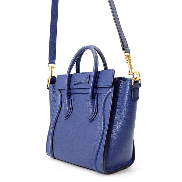 セリーヌ ハンドバッグ ラゲージシリーズ ナノショッパー レザー 168243 CELINE 2wayショルダーバッグ