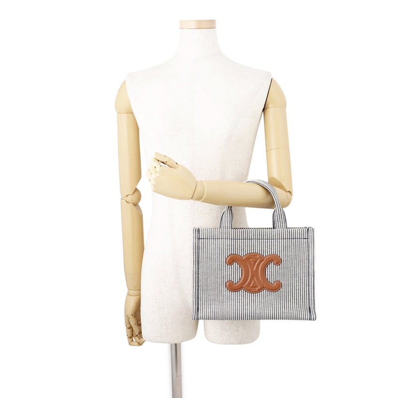 セリーヌ ハンドバッグ トリオンフ カバ タイス スモール キャンバス 199162 CELINE 2way