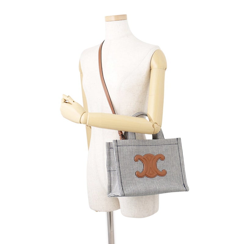 セリーヌ ハンドバッグ トリオンフ カバ タイス スモール キャンバス 199162 CELINE 2way