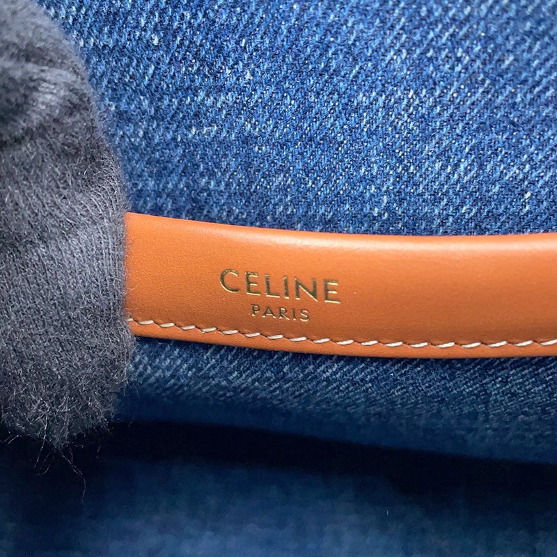 セリーヌ ハンドバッグ トリオンフ カバ タイス スモール キャンバス レザー 199162 CELINE 2way