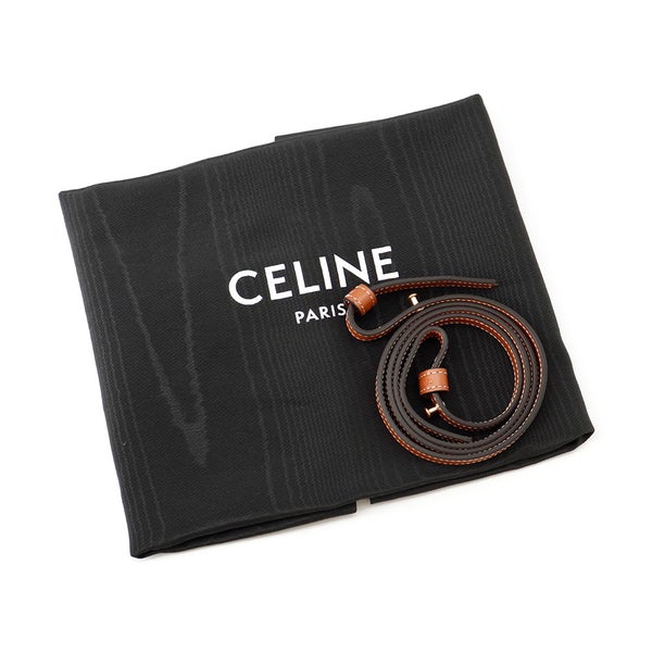 セリーヌ ハンドバッグ トリオンフ カバ タイス スモール キャンバス レザー 199162 CELINE 2way