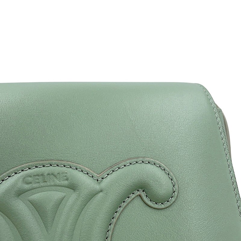 セリーヌ ショルダーバッグ フォルコ キュイル トリオンフ スムースカーフレザー 198263 CELINE