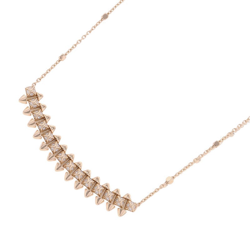 カルティエ ネックレス クラッシュ ドゥ カルティエ SM スモールモデル ダイヤ 56P 計0.20ct K18PG N7424470 Cartier ペンダント