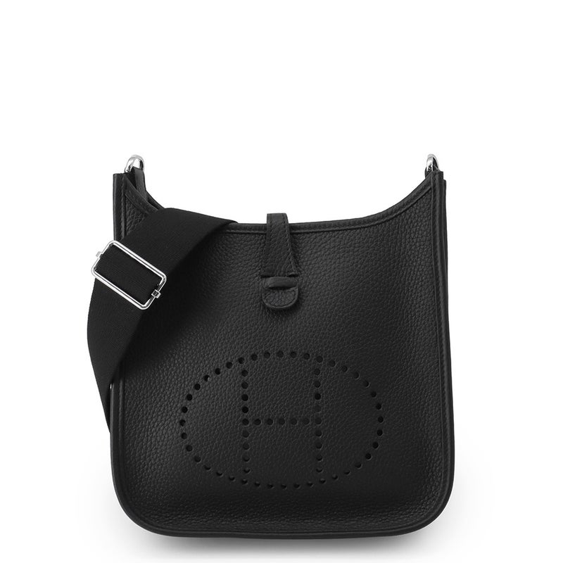 エルメス ショルダーバッグ エブリン3 23 ブラック/シルバー金具 トリヨンクレマンス G刻印 黒