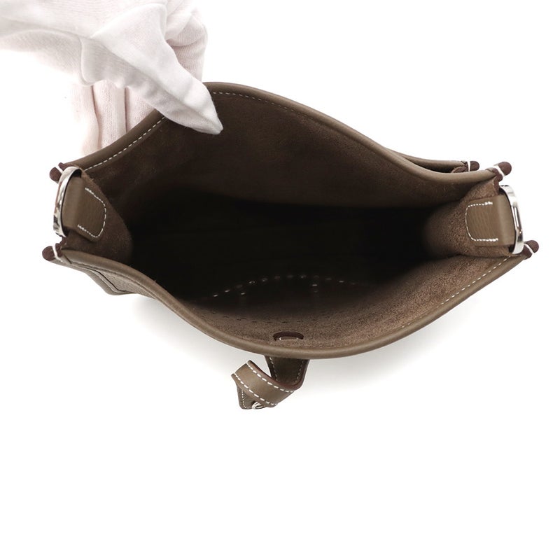 エルメス ショルダーバッグ エブリン3 23 エトゥープ/シルバー金具 トリヨンクレマンス G刻印