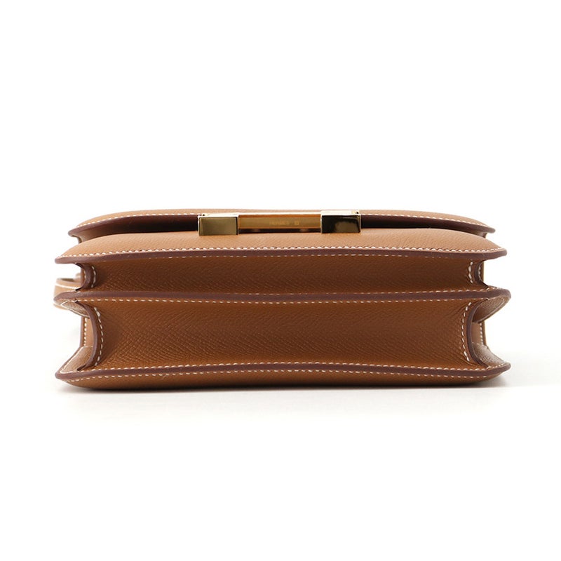 エルメス ショルダーバッグ ミニ コンスタンス3 ミロワール ゴールド/ゴールド金具 エプソン G刻印 HERMES Constance