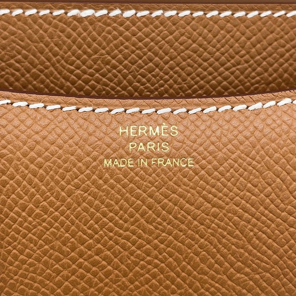 エルメス ショルダーバッグ ミニ コンスタンス3 ミロワール ゴールド/ゴールド金具 エプソン G刻印 HERMES Constance