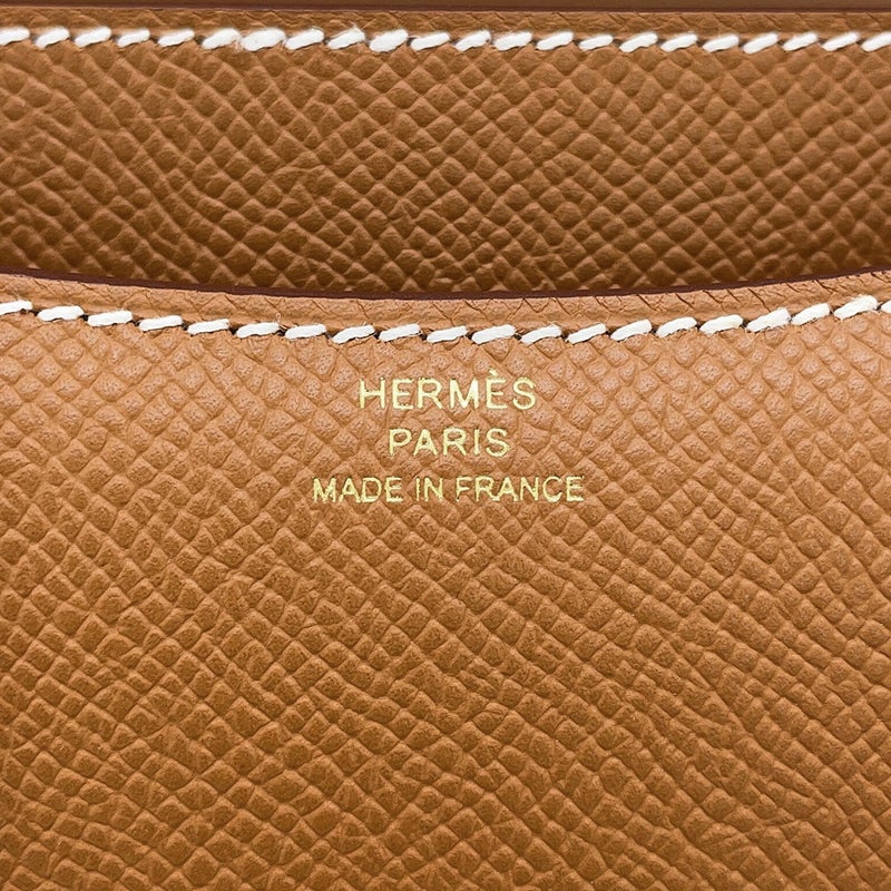 エルメス ショルダーバッグ ミニ コンスタンス3 ミロワール ゴールド/ゴールド金具 エプソン G刻印 HERMES Constance