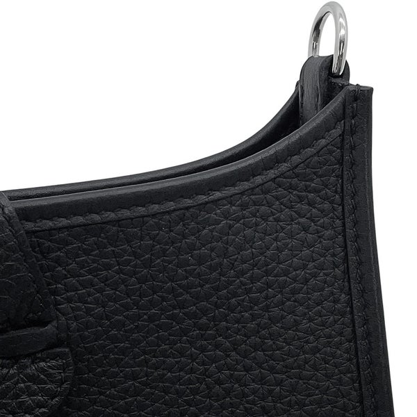 エルメス エブリンTPM アマゾン サングル コルダージュ ブラック/グリミスティ/シルバー金具 トリヨンクレマンス W刻印 黒