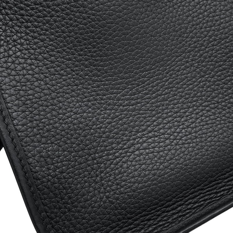 エルメス エブリンTPM アマゾン サングル コルダージュ ブラック/グリミスティ/シルバー金具 トリヨンクレマンス W刻印 黒