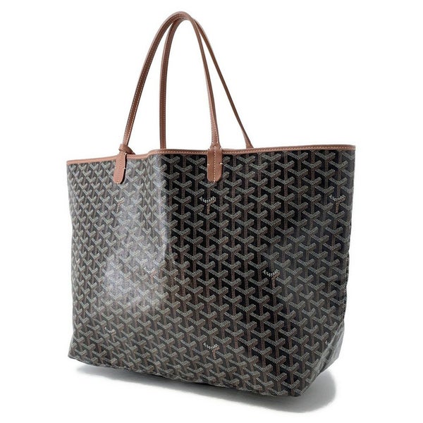 ゴヤール トートバッグ サンルイGM PVC STLOUIGMLTY01CL03P GOYARD ポーチ付き 黒 ブラウン