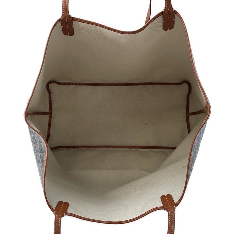 ゴヤール トートバッグ サンルイGM PVC STLOUIGMLTY01CL03P GOYARD ポーチ付き 黒 ブラウン