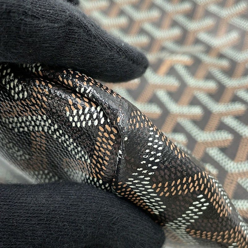 ゴヤール トートバッグ サンルイGM PVC STLOUIGMLTY01CL03P GOYARD ポーチ付き 黒 ブラウン