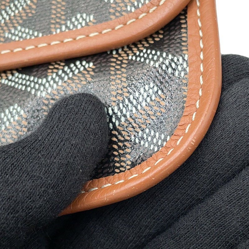 ゴヤール トートバッグ サンルイGM PVC STLOUIGMLTY01CL03P GOYARD ポーチ付き 黒 ブラウン