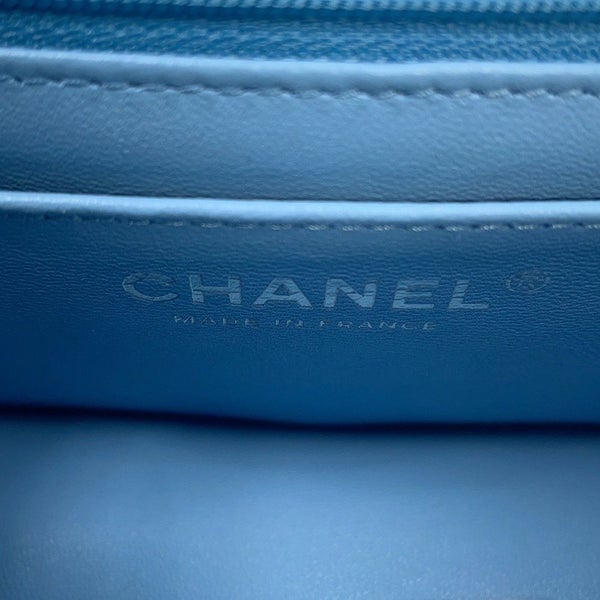 シャネル チェーンショルダーバッグ ココマーク ミニマトラッセ デニム A69900 CHANEL フラップ