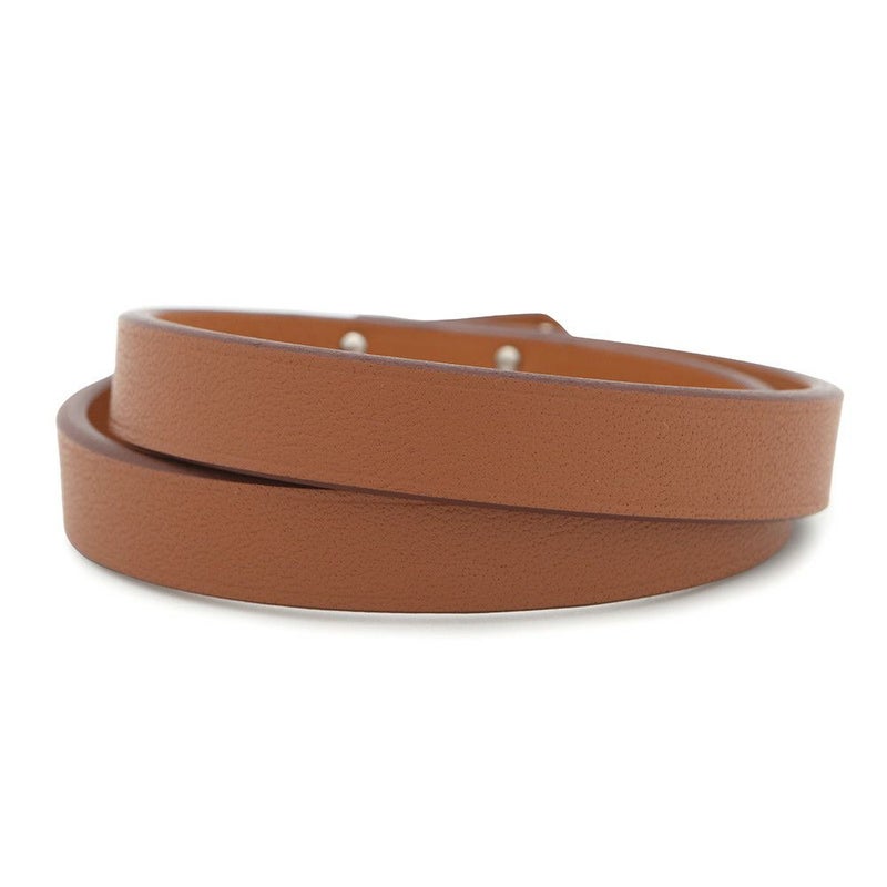 エルメス ブレスレット ミニ・ケリー・ドゥブルトゥール ゴールド/シルバー金具 スイフト B刻印 サイズT2