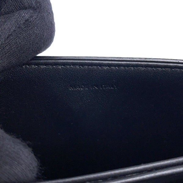 セリーヌ ショルダーバッグ ティーン トリオンフ シャイニーカーフレザー 188423 CELINE 黒