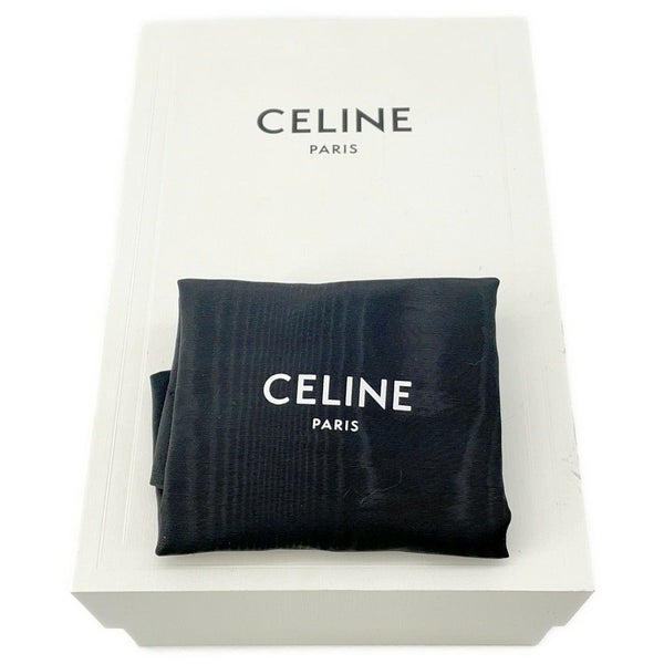 セリーヌ ショルダーバッグ ティーン トリオンフ シャイニーカーフレザー 188423 CELINE 黒