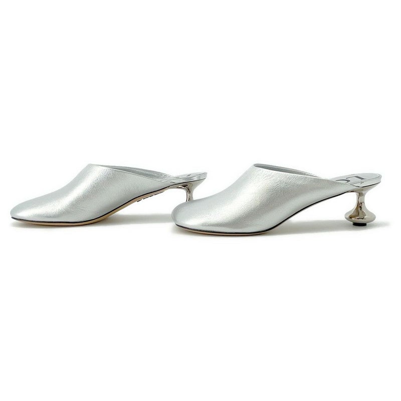 ロエベ ミュール トイ ミュール 45 ラミネートラムスキン LLST379X06 レディースサイズ38 LOEWE 靴