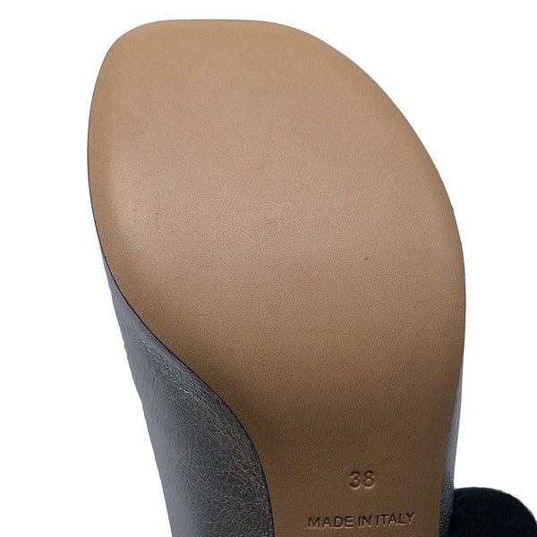 ロエベ ミュール トイ ミュール 45 ラミネートラムスキン LLST379X06 レディースサイズ38 LOEWE 靴