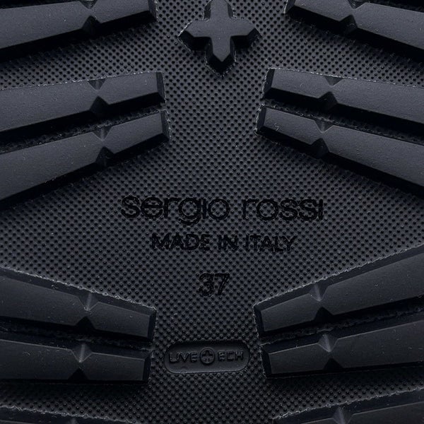 セルジオ ロッシ サンダル SR TWENTY BUCKLE フラット デニム B10390 レディースサイズ37 Sergio Rossi 靴