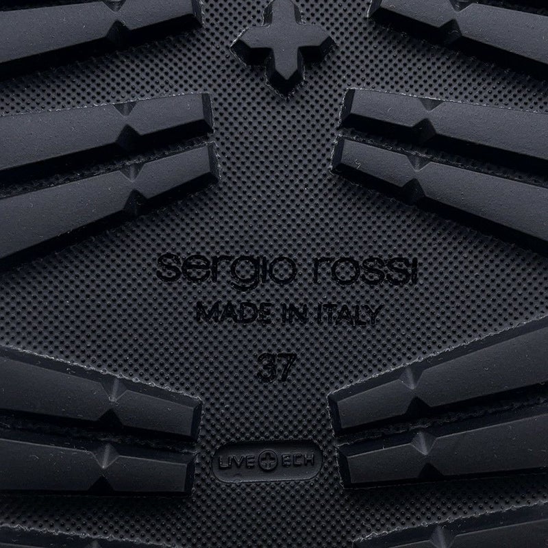 セルジオ ロッシ サンダル SR TWENTY BUCKLE フラット デニム B10390 レディースサイズ37 Sergio Rossi 靴