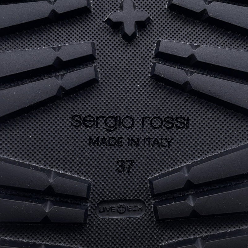 セルジオ ロッシ サンダル SR TWENTY BUCKLE フラット デニム B10390 レディースサイズ37 Sergio Rossi 靴