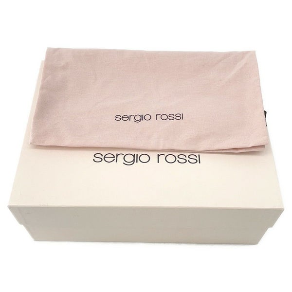 セルジオ ロッシ サンダル SR TWENTY BUCKLE フラット デニム B10390 レディースサイズ37 Sergio Rossi 靴