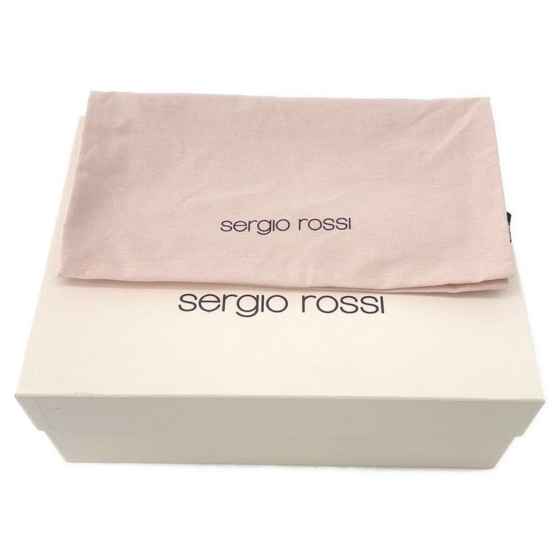 セルジオ ロッシ サンダル SR TWENTY BUCKLE フラット デニム B10390 レディースサイズ37 Sergio Rossi 靴