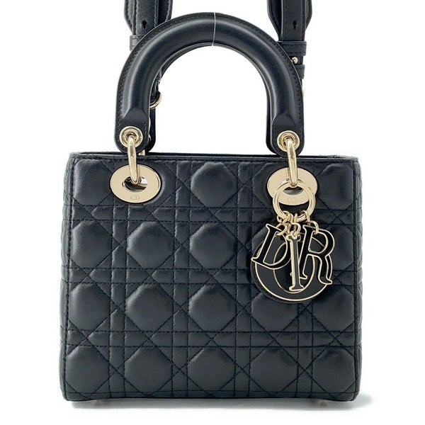 クリスチャン・ディオール ハンドバッグ マイレディディオール カナージュ M0538OCEA Christian Dior バッグ 2wayショルダー 黒